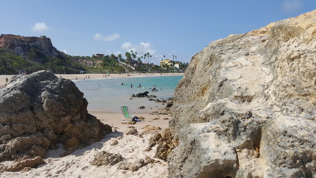 Praia Tabatinga Ap Beira Mar Com Vista Deslumbrante Da Praia Jacuma  Bagian luar foto