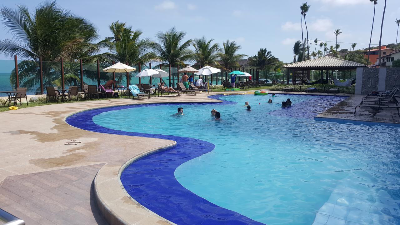 Praia Tabatinga Ap Beira Mar Com Vista Deslumbrante Da Praia Jacuma  Bagian luar foto