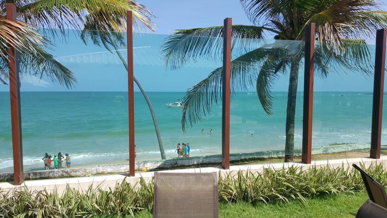 Praia Tabatinga Ap Beira Mar Com Vista Deslumbrante Da Praia Jacuma  Bagian luar foto