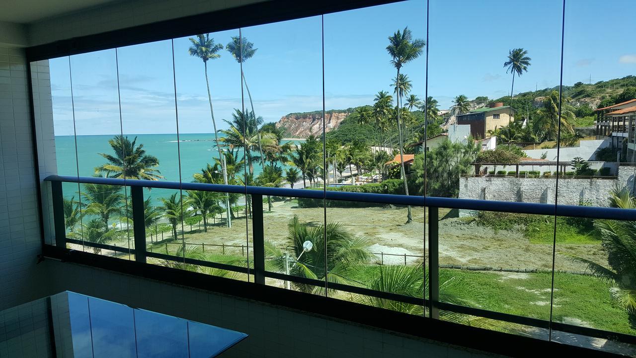 Praia Tabatinga Ap Beira Mar Com Vista Deslumbrante Da Praia Jacuma  Bagian luar foto