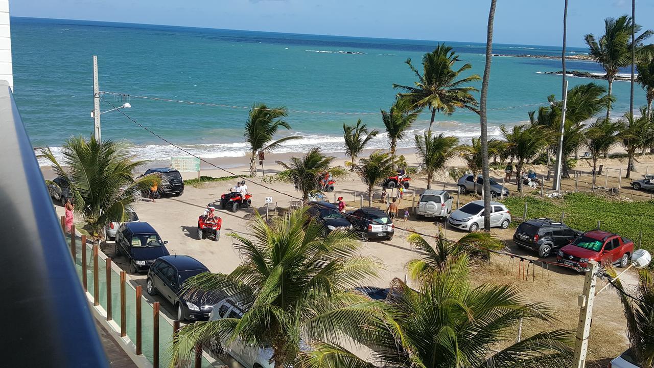 Praia Tabatinga Ap Beira Mar Com Vista Deslumbrante Da Praia Jacuma  Bagian luar foto