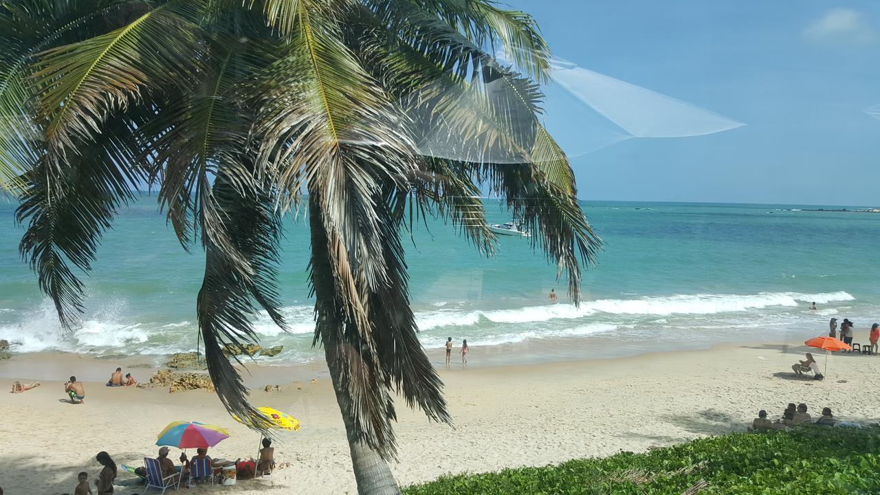 Praia Tabatinga Ap Beira Mar Com Vista Deslumbrante Da Praia Jacuma  Bagian luar foto